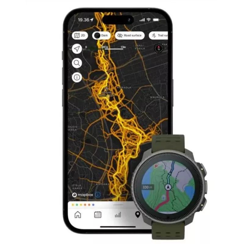 Suunto Vertical 3.56 cm (1.4) Dot-matrix 49 mm 280 x 280 pixels Touchscreen Black GPS (satellite)