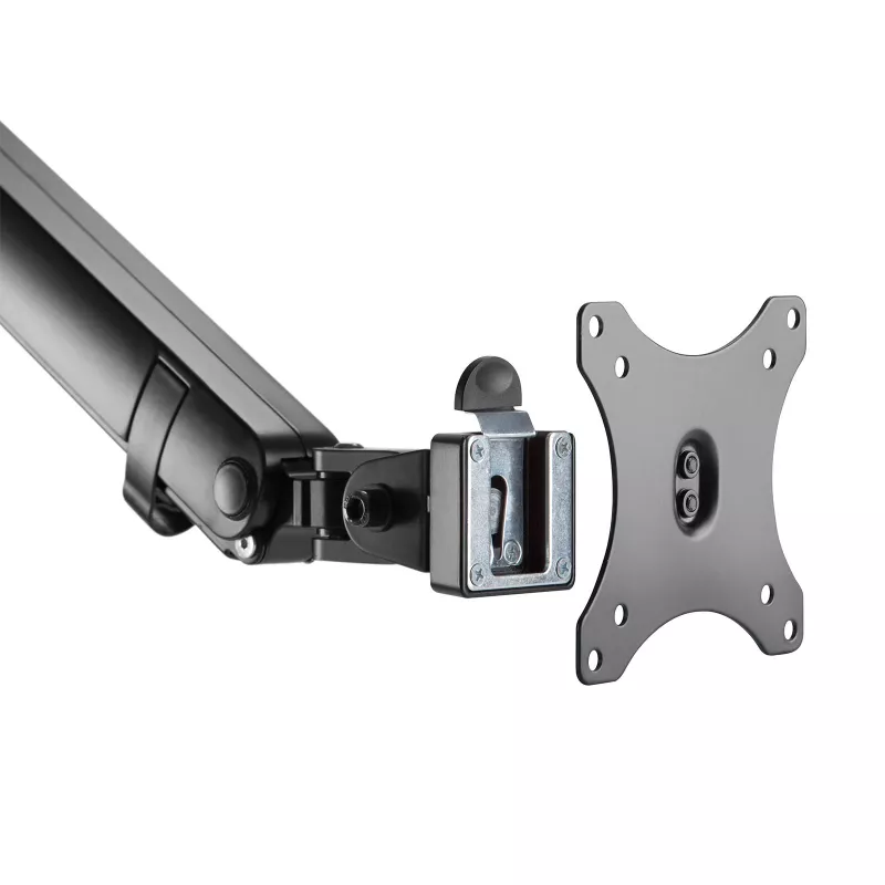 Monitor arm SILVERSTONE SST-ARM13 — single adjustable-height VESA-compatible mount, silver