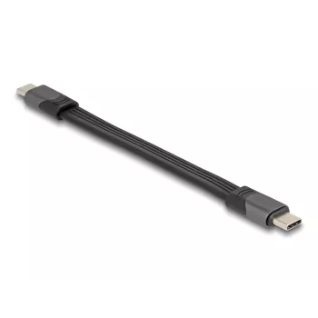 DeLOCK USB Cable 40 Gbps Type-C to Type-C 15 cm PD 3.0 100 W