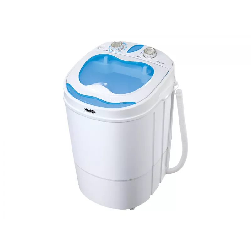 Top-load washing machine Mesko MS 8053 — 3 kg capacity, 360×370×530 mm, blue/white