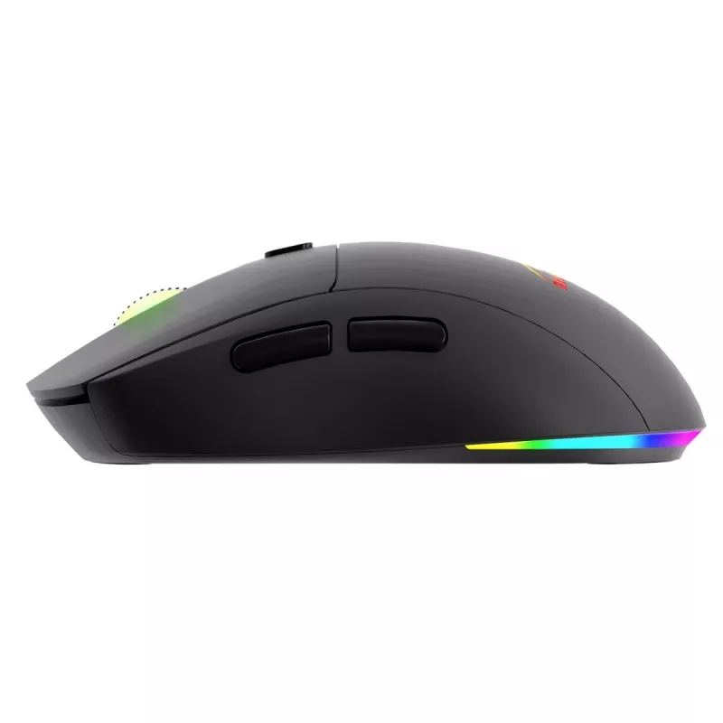 Wireless mouse MEDIA-TECH MT1124 BT/RF Silent & Recharge — ambidextrous, 3200 DPI, Bluetooth + 2.4 GHz USB, 6 buttons, rechargeable