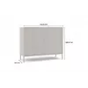 KAMARO 2D SLIM chest of drawers, cashmere colour