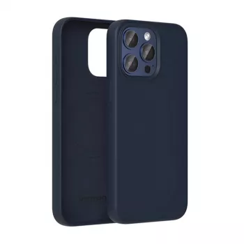 Protective silicone case Vention KUFL0-40 for iPhone 15 Pro Max, blue