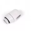 Compression L-Connector Alphacool 17619 G1/4 AG to IG rotatable, white