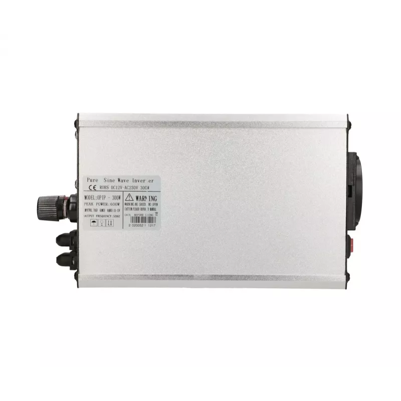 Voltage converter Extralink OPIP-300W 12V 300W pure sine, aluminium housing, active cooling