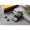 Phone case man and wood for iPhone XS Max — white ebony black