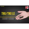 Hand flashlight Nitecore TIKI LE — 300 lm, USB-rechargeable, polycarbonate, IP66, shockproof, 10.5 g, 55 mm, Black
