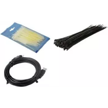 Cable Tie LogiLink KAB0040B 400 x 4.4 mm Black Nylon