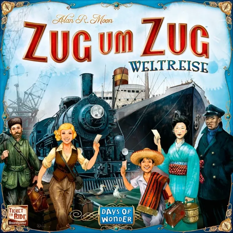 Zug um Zug Weltreise, Board Game