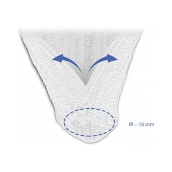 Braided Sleeve DeLOCK 20814 10 m x 16 mm white