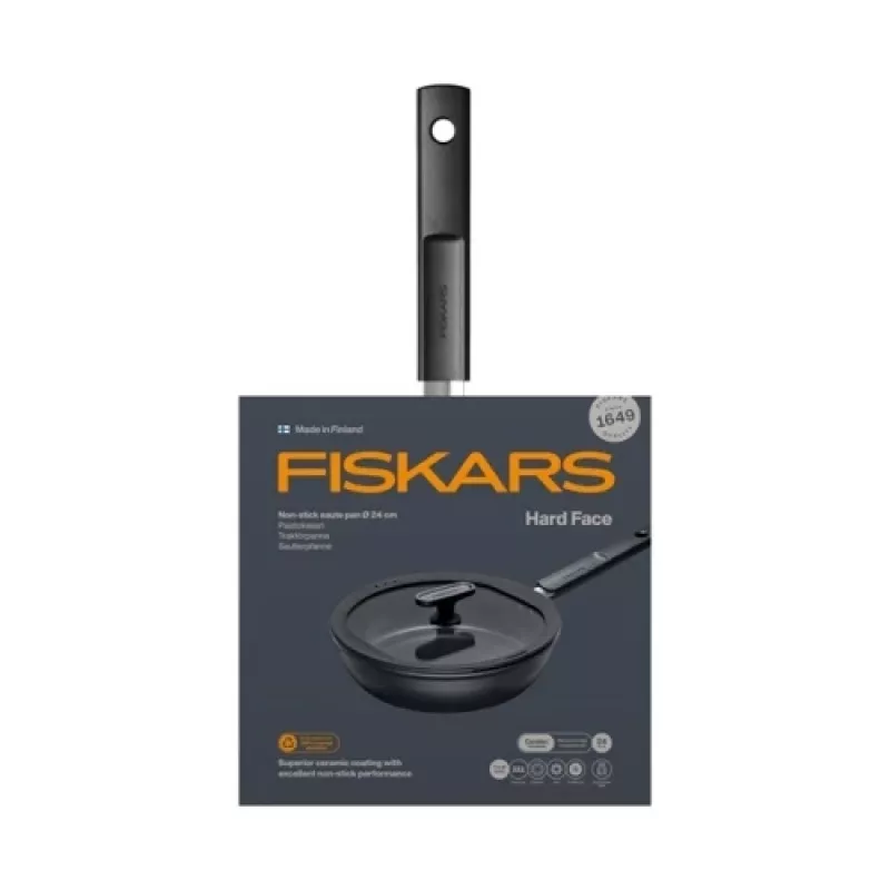 Fiskars Hard Face 1075528 Non-stick Saute Pan 24 cm 2.2L