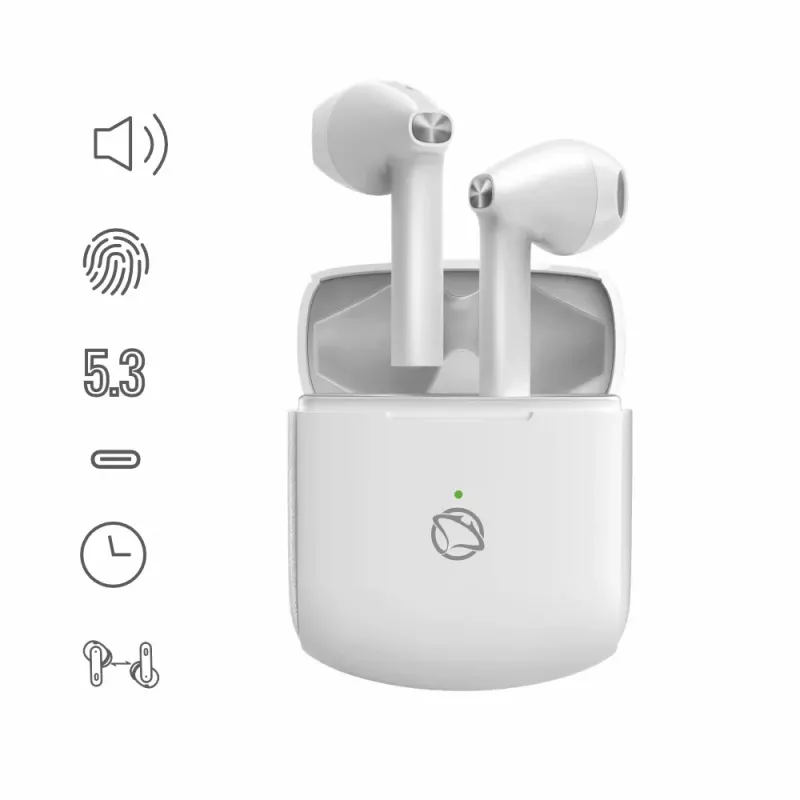 Headphones Manta MTWS010W Rytmo X TWS White