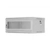 Lanberg WF01-6404-23S 19 inch 4U Wall-Mount Rack Cabinet 600x450 mm Grey Perforated Door Flat Pack