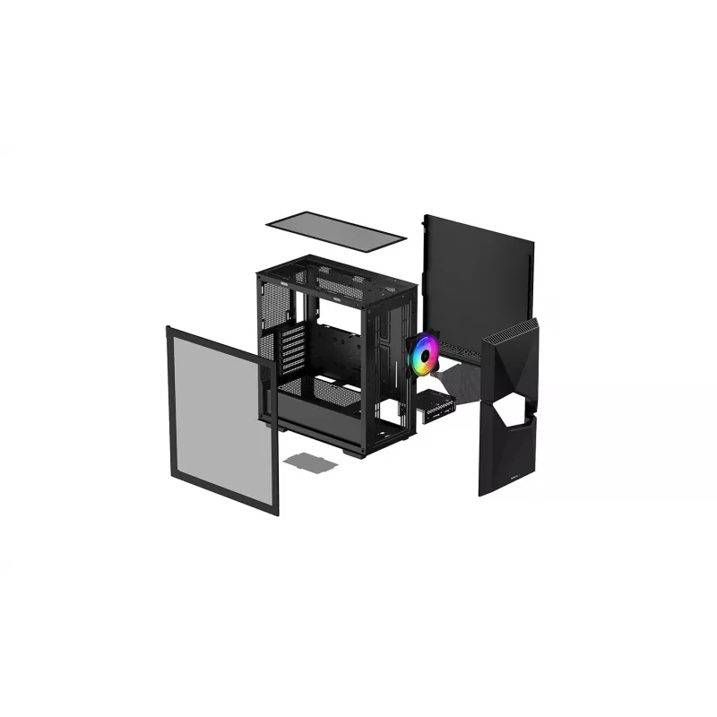 Deepcool | MID TOWER CASE | CYCLOPS BK | Side window | Black | Mid-Tower | Power supply included No | ATX PS2
