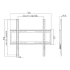 LogiLink BP0036 TV Mount/stand 139.7 cm (55) Black. Stainless St