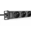Digitus 10 inch socket strip aluminum profile 4-way CEE 7/5 sockets 1U