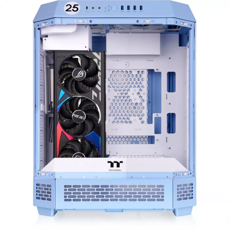 Thermaltake The Tower 6 00 TG - Hydrangea Blue