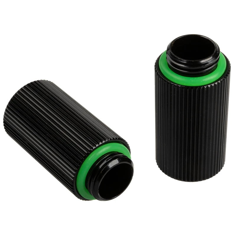 Adapter BitsPower G1/4 male to G1/4 female — TA-F63-GB, metal water-cooling fitting