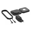 Wireless 2-in-1 Charging Station Belkin BOOSTCHARGE PRO QI2 WIZ026VFBK — wireless fast charging for phone and earbuds