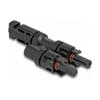Solar panel Connector DeLOCK DL4 1 male to 2 female Black