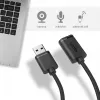 USB Cable UNITEK Y-C447GBK 0.5m USB 2.0 Black