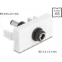 DC connector DELOCK Easy 45 5.5 x 2.1 mm socket to DC 5.5 x 2.1 mm