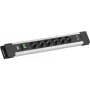 Power strip Bachmann CONNECTUS BM005920 — 6x CEE7 sockets, 1x USB-A 22W, 2.0 m cable