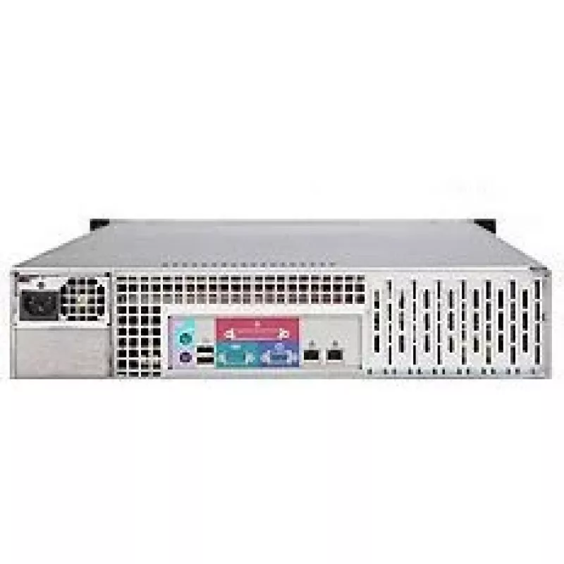 Super Micro Supermicro SC825 TQC-600LPB - Rack Mount 2U - E-ATX - SATA/SAS - Hot-Swap 600 Watt - Black (CSE-825TQC-600LPB)