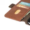 PhoneWallet Krusell for Samsung Galaxy S21+ vintage cognac — wallet-style phone case
