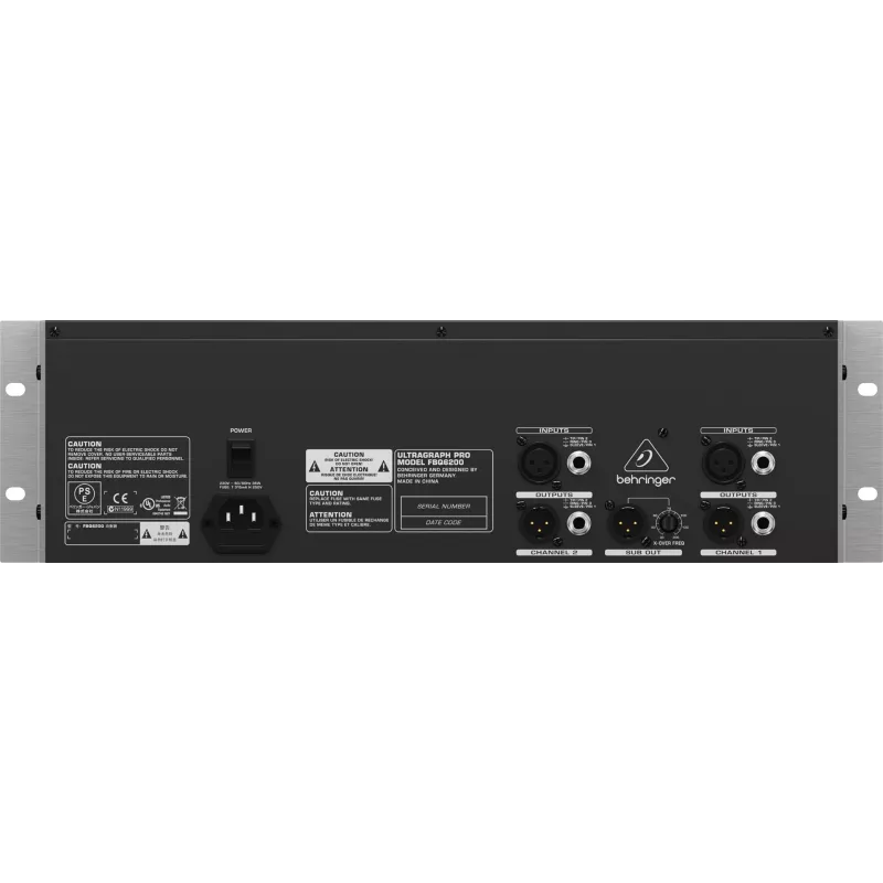 Behringer FBQ6200 audio equalizer