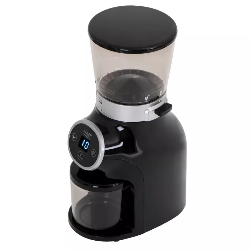 professional coffee grinder, steel burrs, 31 grind settings, Café 90g/m, Adler, AD4450, 300, Black