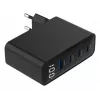Gembird TA-UC-PDQC100LCD-01-BK mobile device charger Laptop, Smartphone Black AC Fast charging Indoor