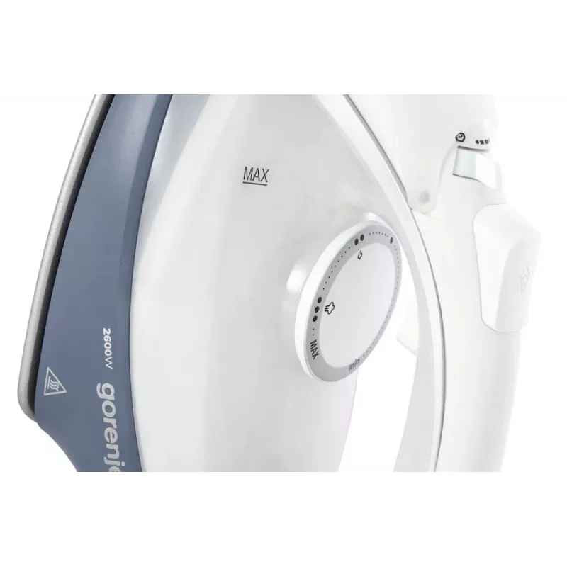 Gorenje SIK2600WB Steam Iron, 2600W, Water tank capacity 450 ml, Continuous steam 45 g/min, Auto power off, Blue/Black | Gorenje