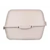 Litter box DIAMENTIQ BAYA, plastic, reversible doors, 55.5×40×38.7 cm, beige