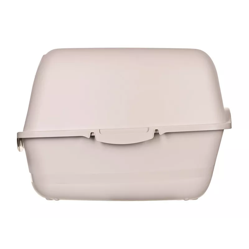 Litter box DIAMENTIQ BAYA, plastic, reversible doors, 55.5×40×38.7 cm, beige