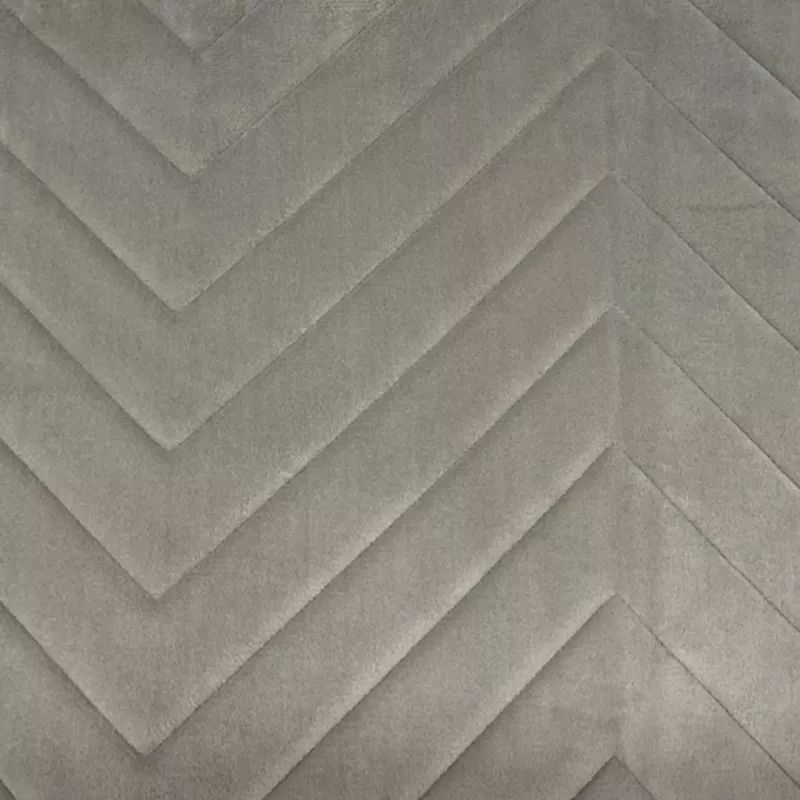 Bath mat Beldray LA032647LGRYUFFEU7 Antibac Chevron memory foam, anti-bacterial, grey
