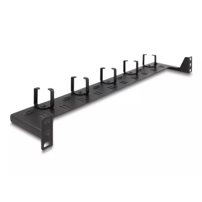 DeLOCK 19 inch Fiber Optic Routing Panel 1U black Rack mounting 1U