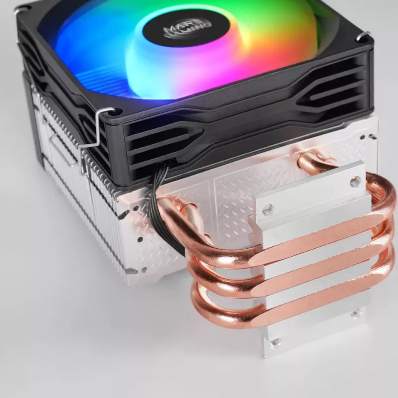 Air cooler TACENS Mars Gaming MCPU-X3, 90 mm fan, TDP 150 W, compatible LGA/AM4/AM5, black