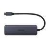 UNITEK uHUB Q4 USB Hub Type-C 5000 Mbit/s Grey