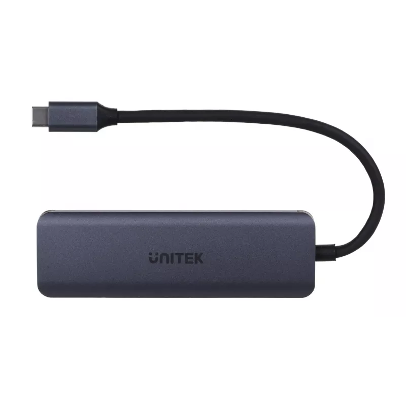 UNITEK uHUB Q4 USB Hub Type-C 5000 Mbit/s Grey