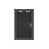 Lanberg WF10-2309-10B 9U 10-Inch Wall-Mount Rack Cabinet, 469x280x310 mm, Black, IP20, Glass Door, 20 kg Load
