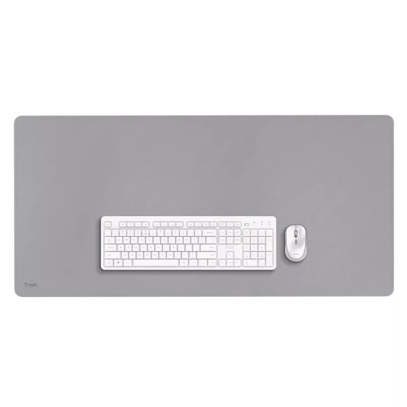 Trust Benya XXL desk pad Polyvinyl chloride (PVC) Grey