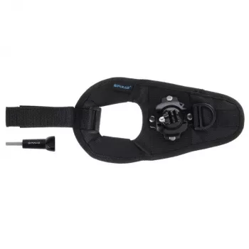 Puluz hand wrist strap mount for action cameras 360° rotation — compatible with GoPro HERO 7/6/5/4/3/2, SJCAM, Xiaomi