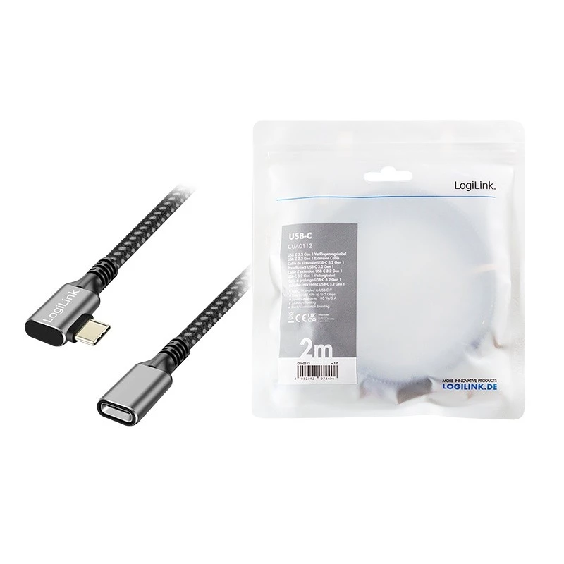 USB3.2 Gen1 cable to USB -C/F, PD, 2m
