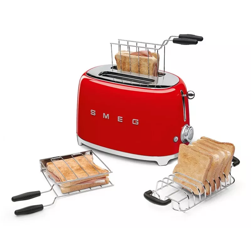 Smeg 50's Style Toaster TSF01RDEU Red