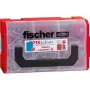 Fischer FIXtainer -DUOPOWER short / long - dowel - light gray / red - 210 pieces
