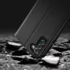 Dux Ducis Dux Ducis Hivo Ledertasche with Klappe Naturleder Brieftasche Case for Karten and Dokumente Samsung Galaxy S22+ (S22 Plus) Black