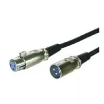 Microconnect XLRMF6 audio cable 6 m XLR (3-pin) Black