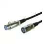 Microconnect XLRMF6 audio cable 6 m XLR (3-pin) Black