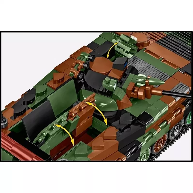 Block set Cobi Armed Forces BWP-1 2630 — Polish/Ukrainian amphibious infantry fighting vehicle model set